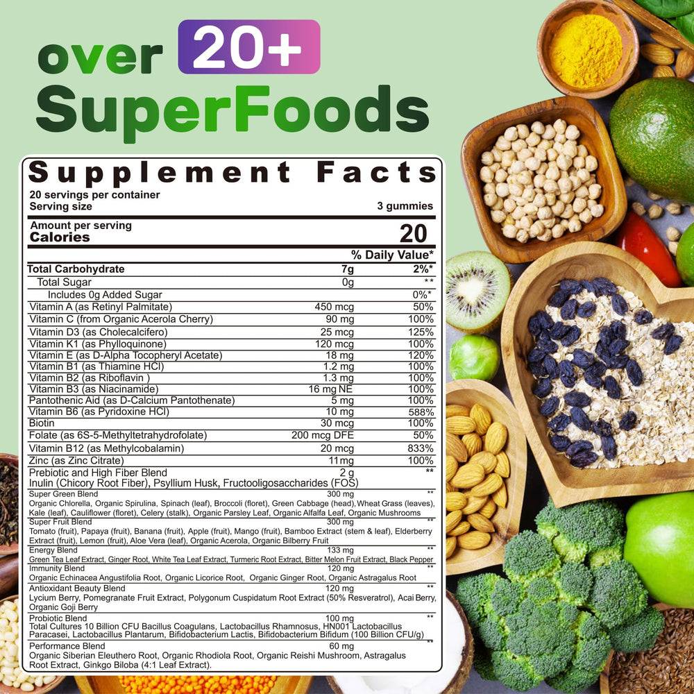 Illustration of spirulina and chlorella greens ingredients