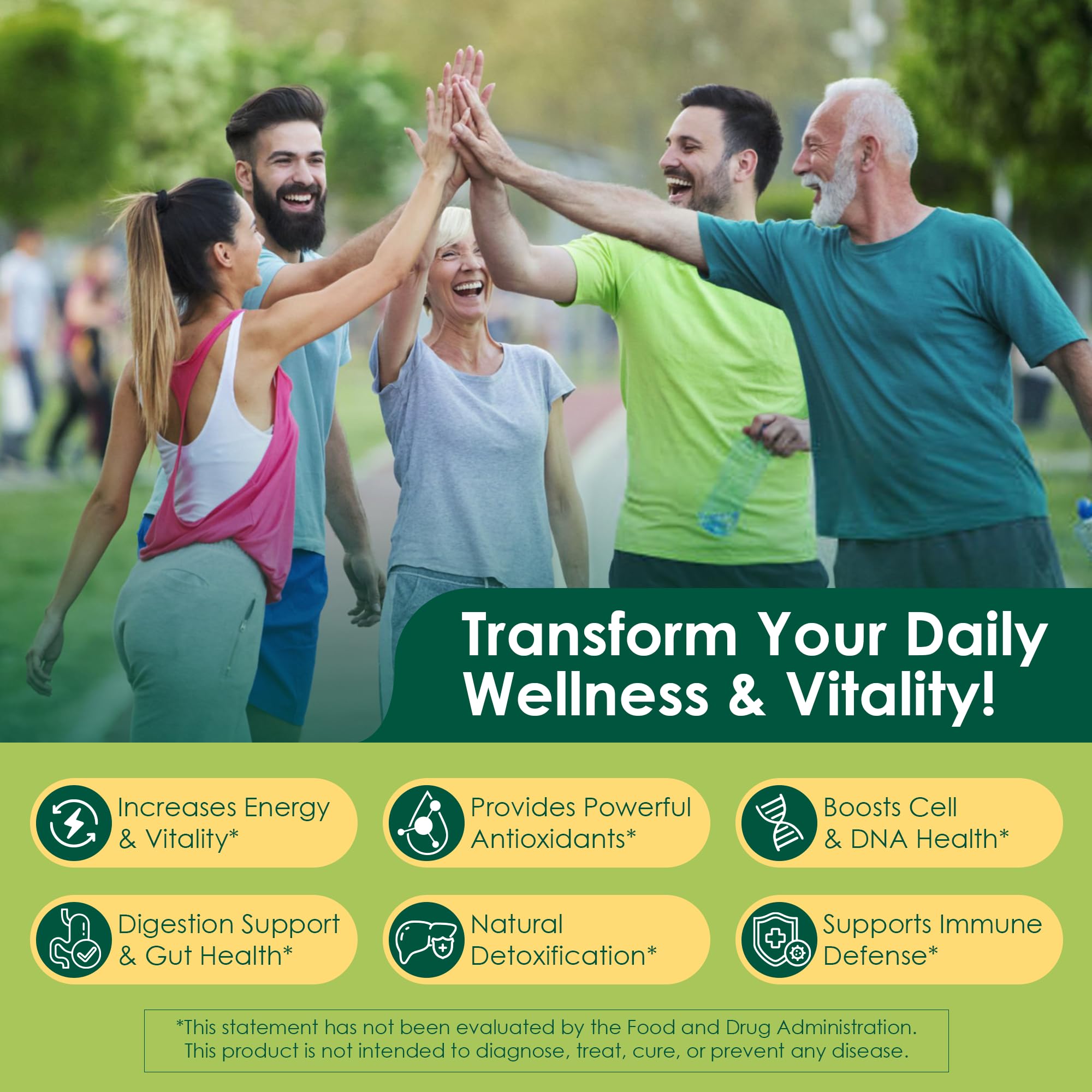 Vegan, non-GMO, gluten-free and dairy-free badges