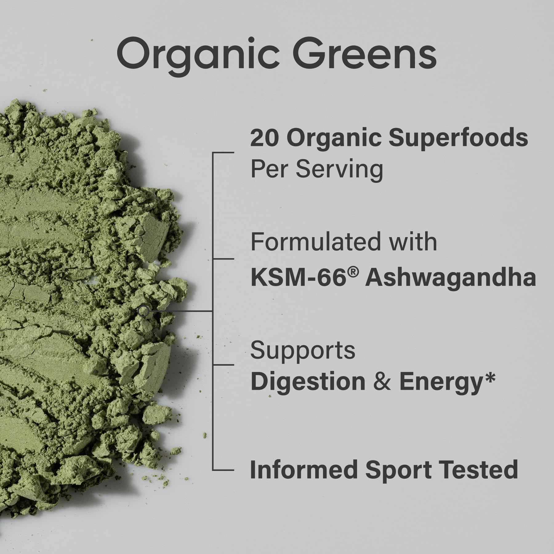Graphic of spirulina and chlorella ingredients