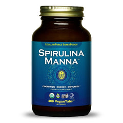 HealthForce Spirulina Manna bottle front