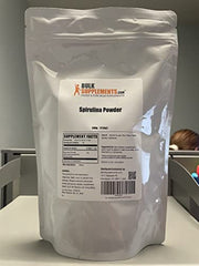 Back view showing spirulina powder image and product information