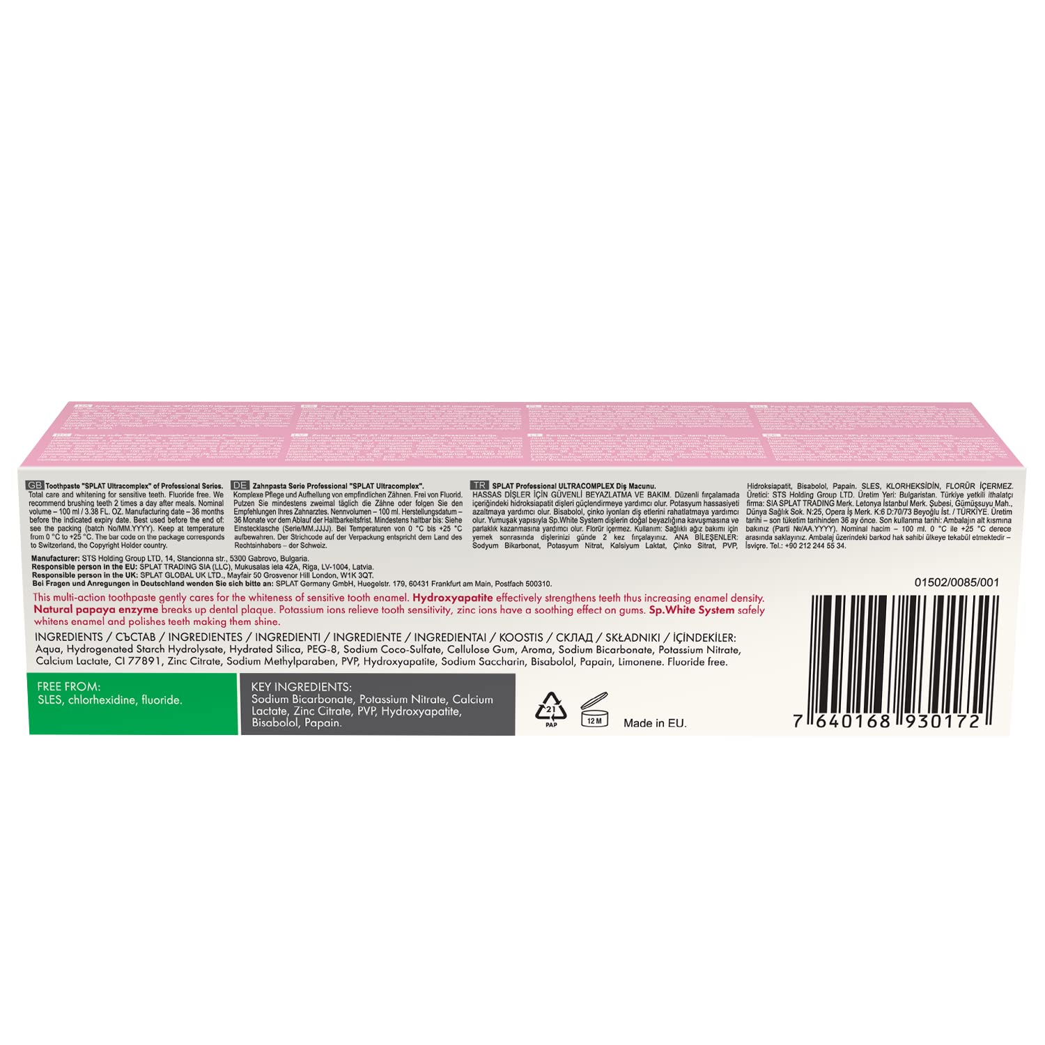 Illustration showing calcium and hydroxyapatite for enamel strengthening