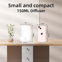 SPLITSKY 150ml cordless diffuser white – LED lights active