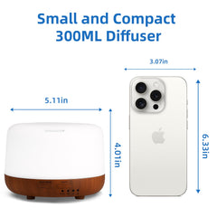 SPLITSKY 300ML diffuser emitting mist in a living room