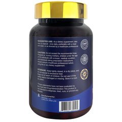 Close-up of bottle label with ingredients