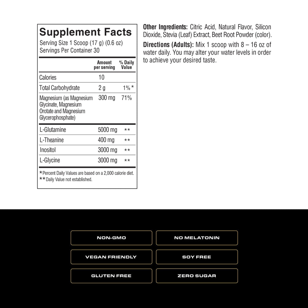 Spoken Nutrition Sleep Builder bottle with cherry-flavor label
