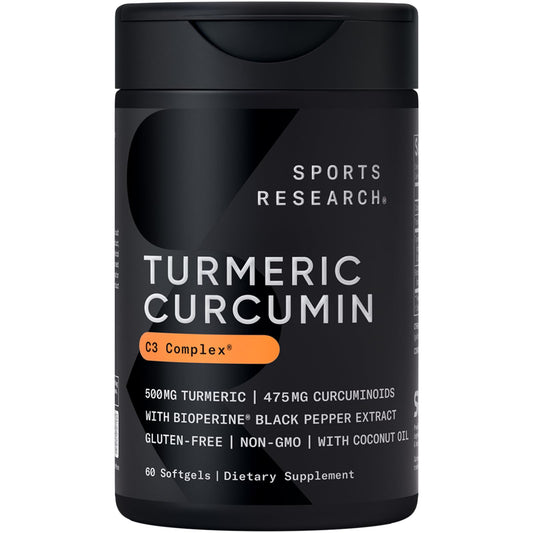 Sports Research Turmeric Curcumin C3 Complex with BioPerine bottle