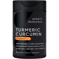 Sports Research Turmeric Curcumin C3 Complex with BioPerine bottle