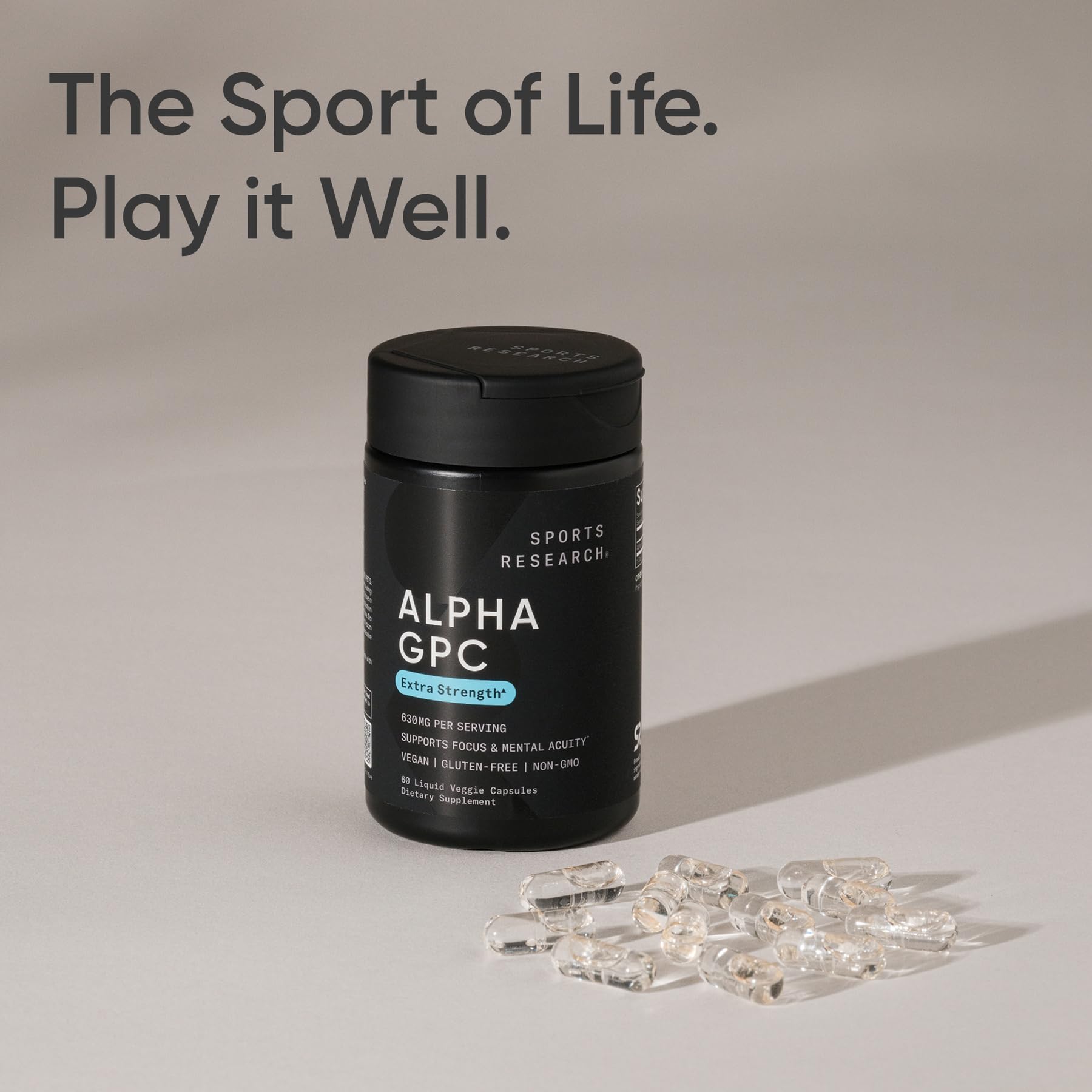 60 capsules per bottle packaging