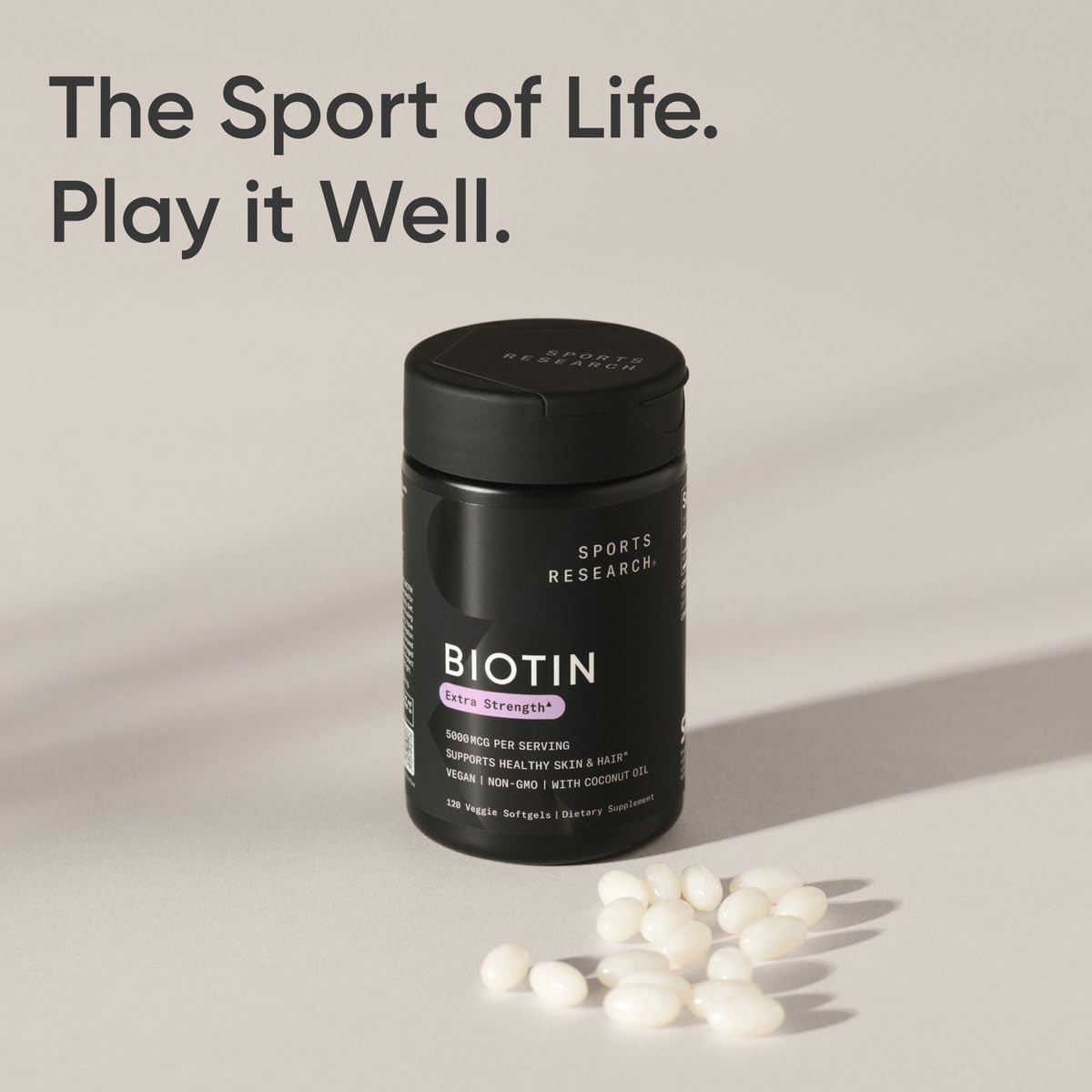 Made in USA facility for Biotin 5000 mcg
