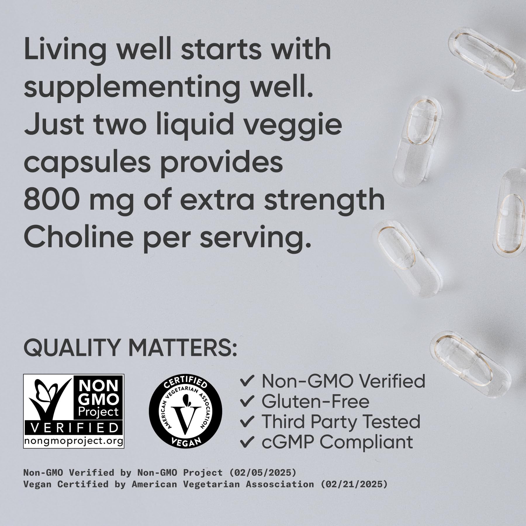 Choline VitaCholine ingredients graphic