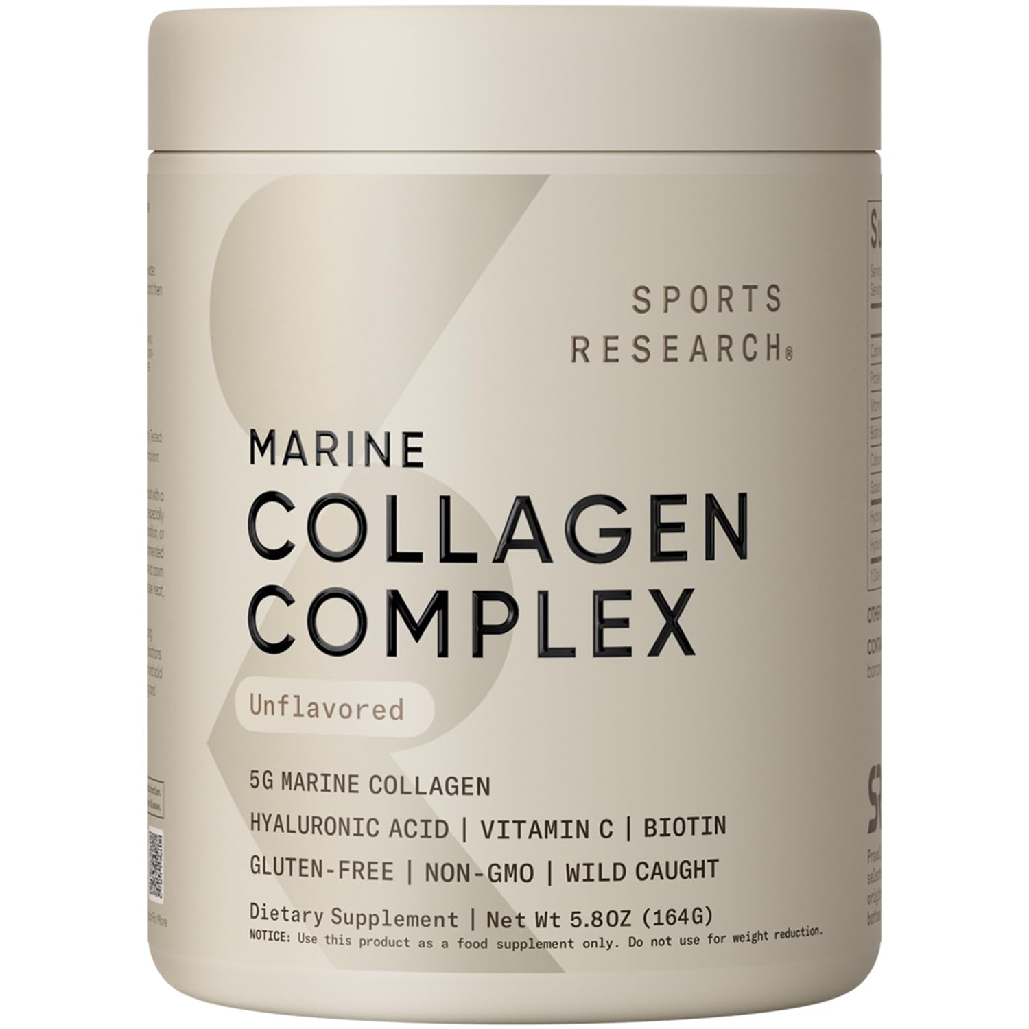 Sports Research Collagen Beauty Complex bottle on white background
