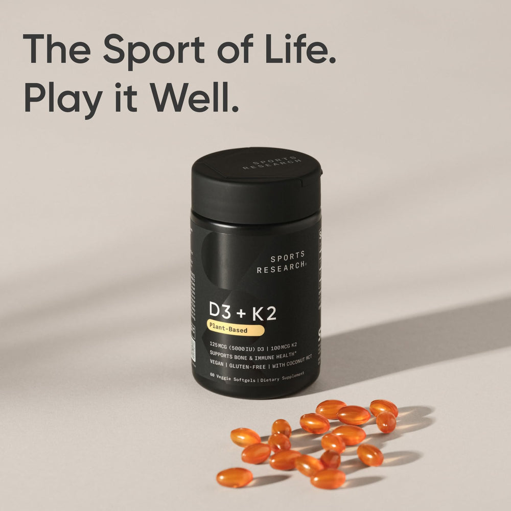 Bottle with label detailing 60 softgels