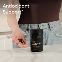 Close-up of 180 liquid veggie capsules