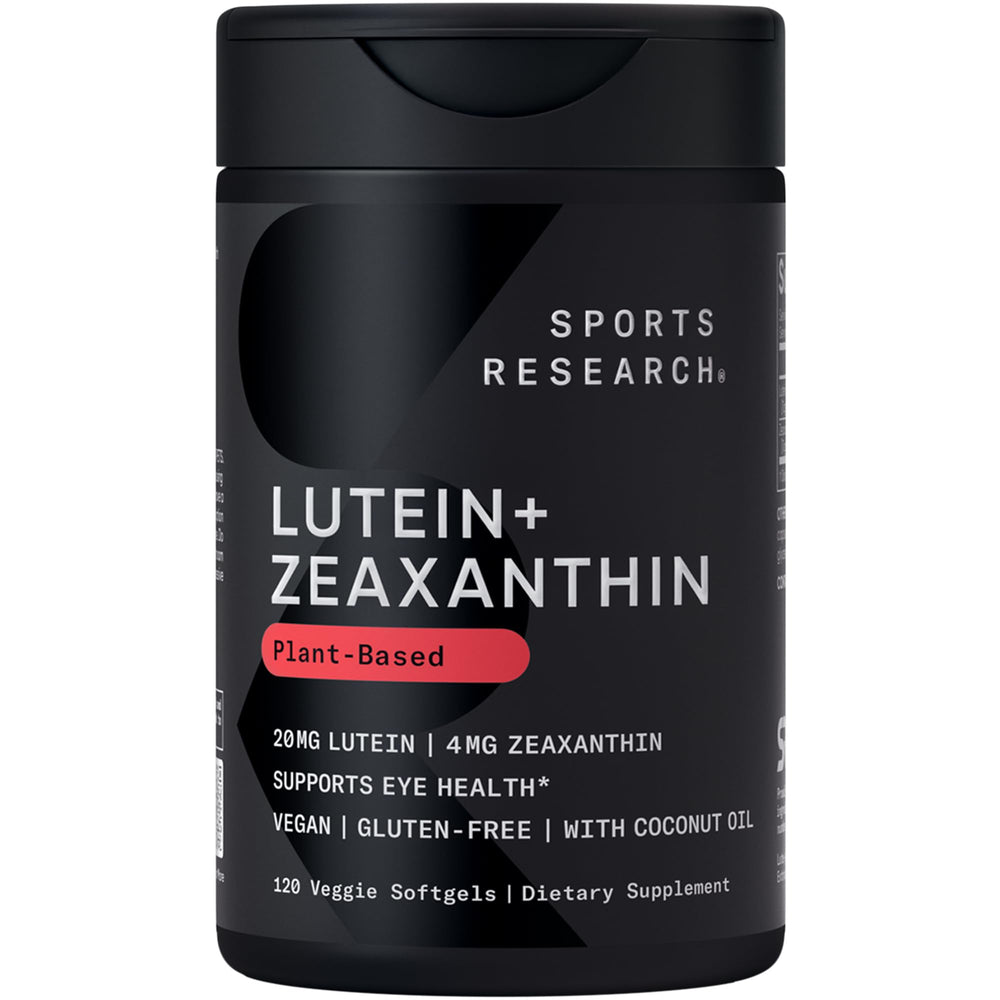 Sports Research Lutein and Zeaxanthin Capsules bottle