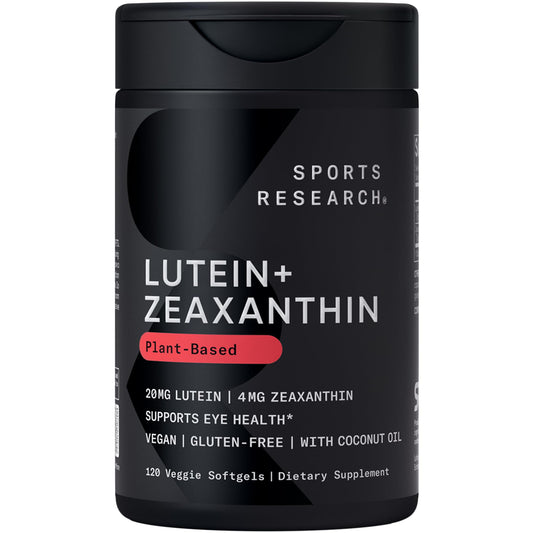 Sports Research Lutein and Zeaxanthin Capsules bottle