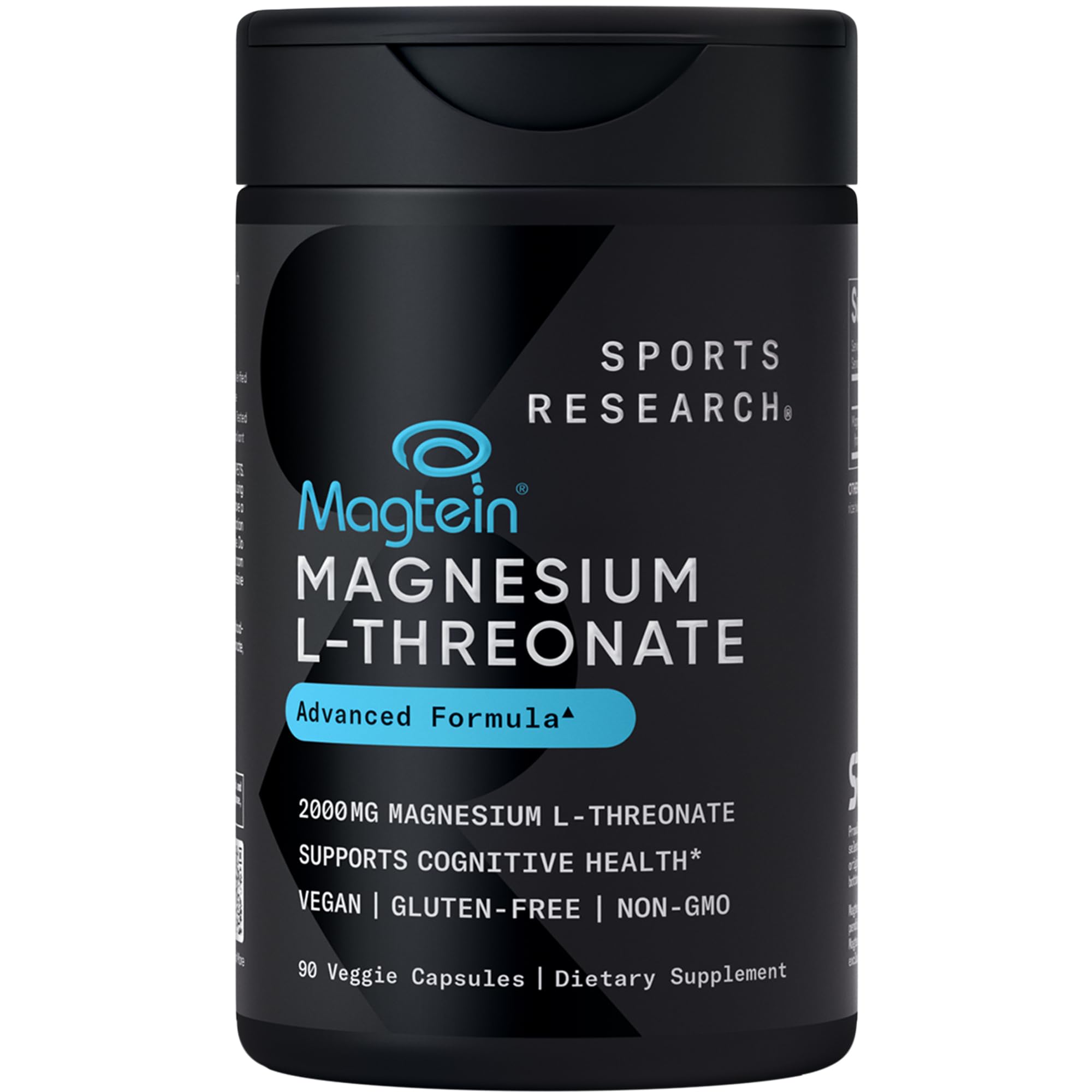 Sports Research Magtein Magnesium L-Threonate capsules bottle hero image