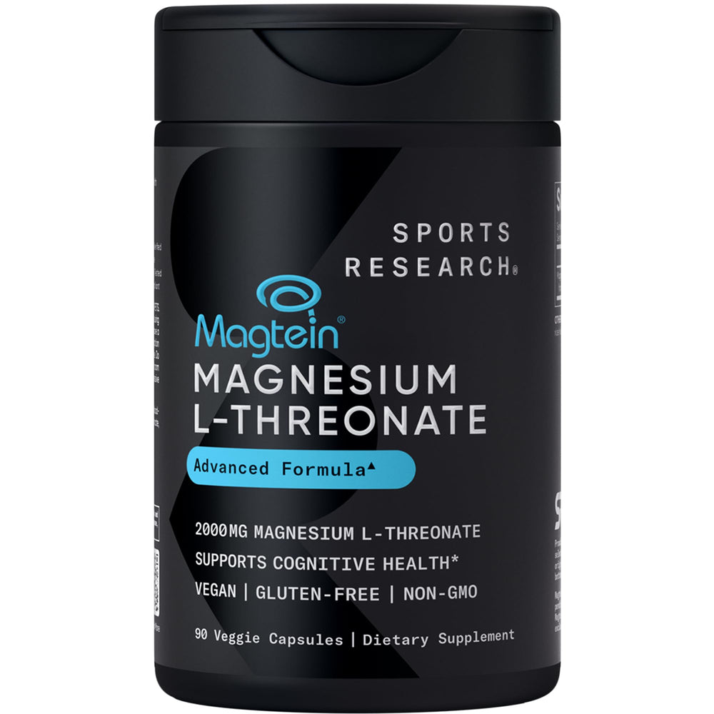 Sports Research Magtein Magnesium L-Threonate capsules bottle hero image