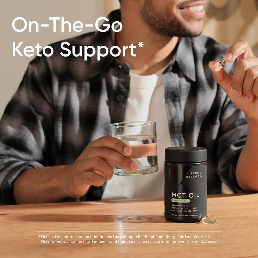Keto-friendly and zero sugar/carbs information on label