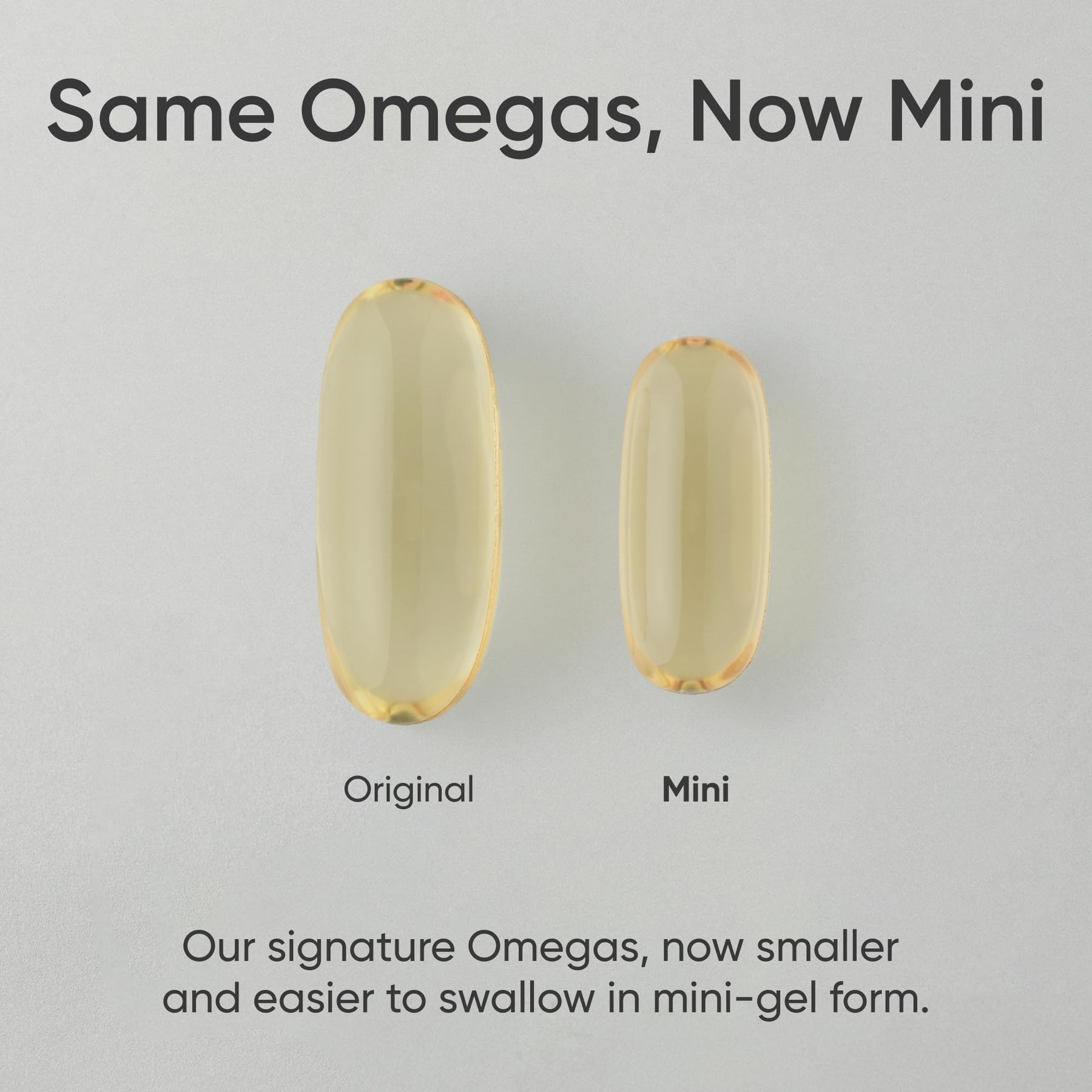 Non-GMO, hexane-free, gluten-free Omega-3