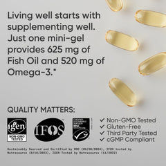 Omega-3 fatty acids in triglyceride molecular form