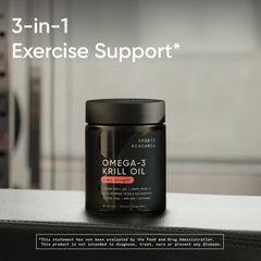 Nutrition facts image for Sports Research Krill Oil 1000mg