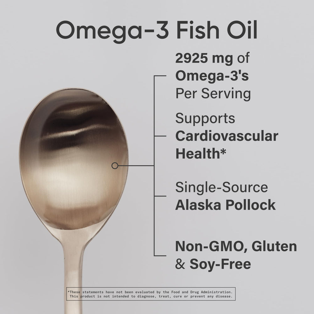 Close-up of Omega-3 Lemon label