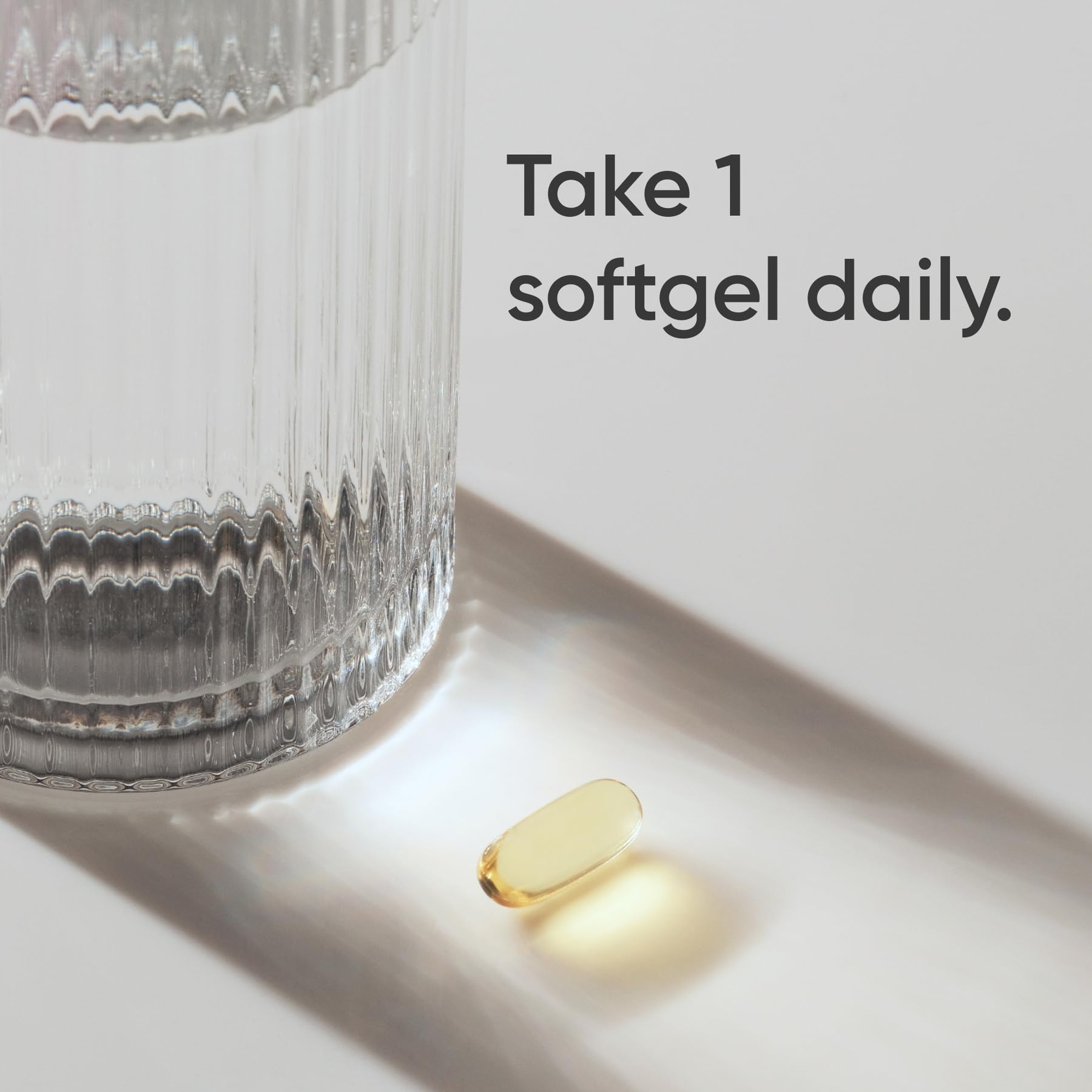 Each capsule contains 625 mg fish oil concentrate from wild Alaska Pollock
