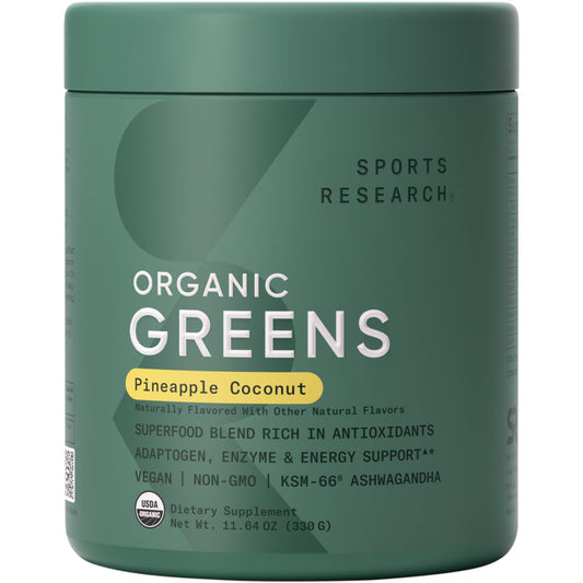 Main image of Sports Research Organic Greens Powder
