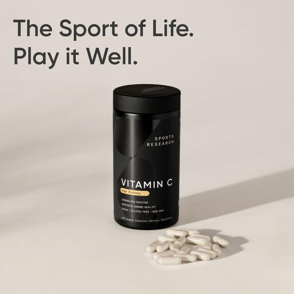 Abstract antioxidant imagery with Vitamin C