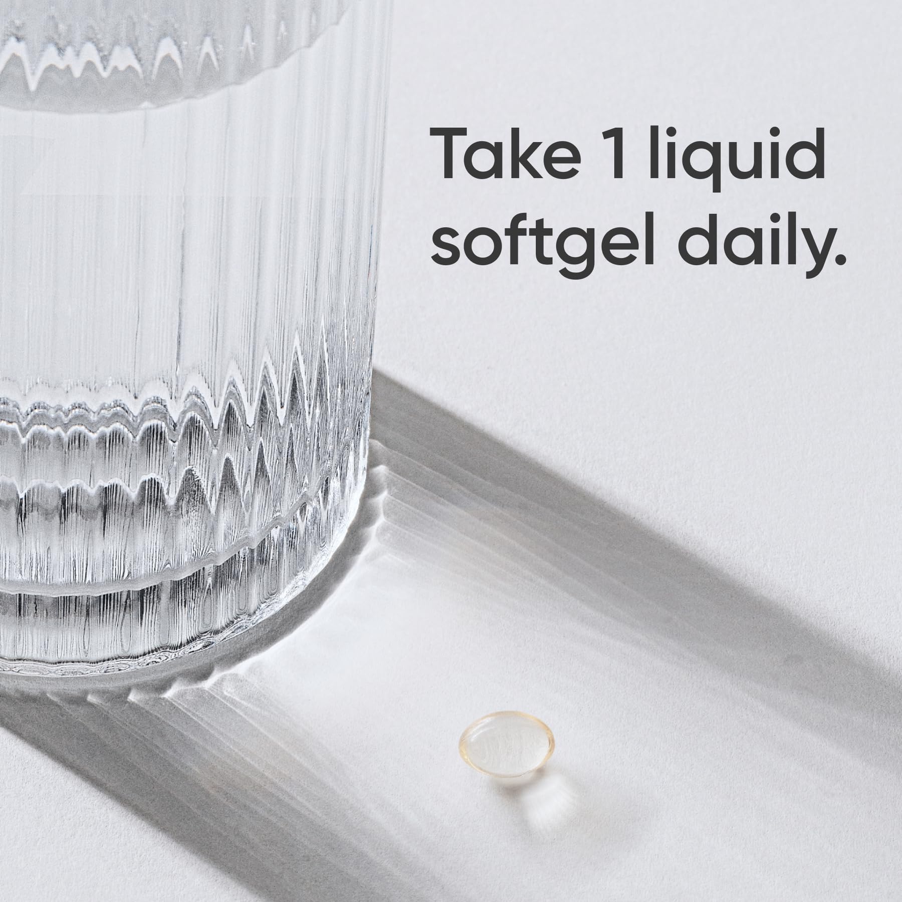 Vitamin D3 10,000 IU softgels inside bottle