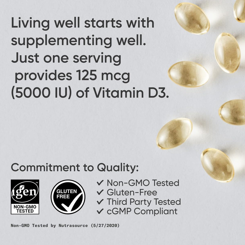 Close-up of coconut-derived MCT oil used in the Vitamin D3 softgels
