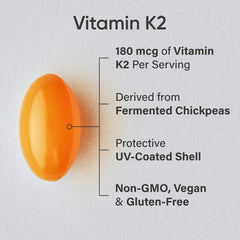 Close-up of 60 vegan softgels in bottle