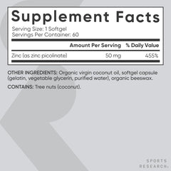 Label highlighting non-GMO, gluten free, and organic coconut oil ingredients