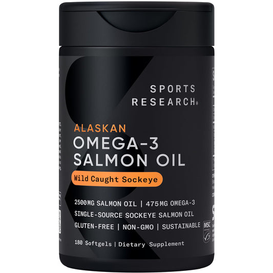 Sports Research Salmon Oil label