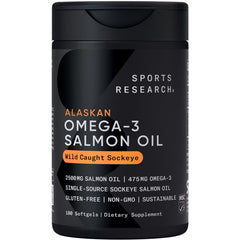 Sports Research Salmon Oil label