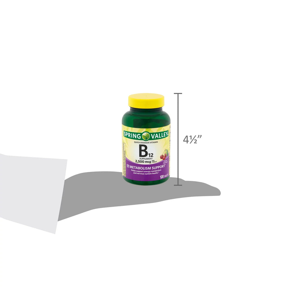 Vegan-friendly vitamin B12 supplement packaging