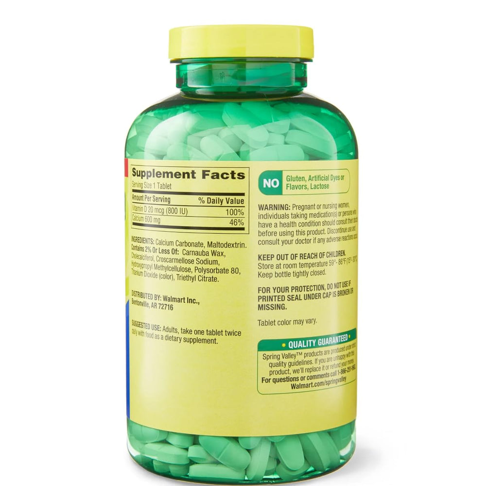 Weekly pill organizer for Daily calcium intake