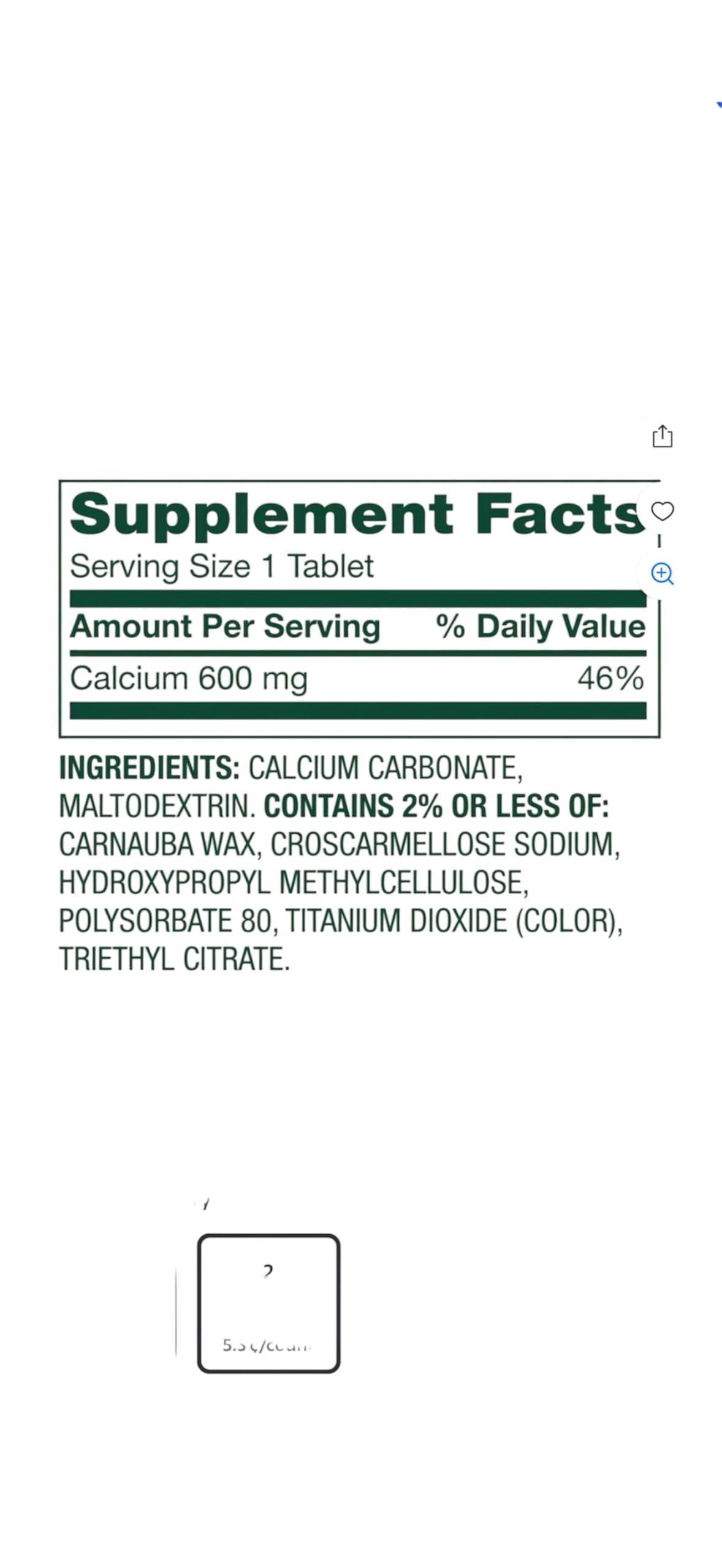Allergen and ingredients label highlighting gluten-free, dairy-free, soy-free