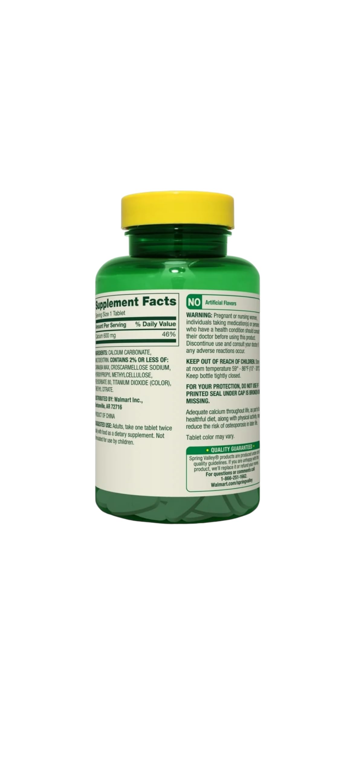 Dosage guidance showing two tablets daily with meals