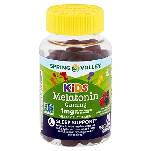 Spring Valley Calm Kids Ashwagandha Mixed Berry Vegetarian Gummies – mood support