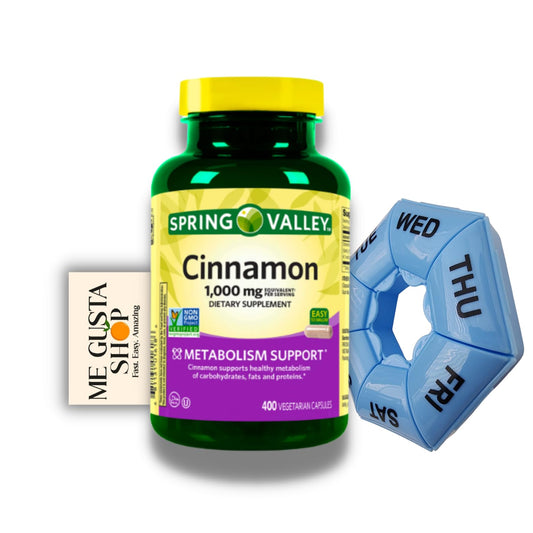 Spring Valley Cinnamon 1000 mg dietary supplement bottle with label