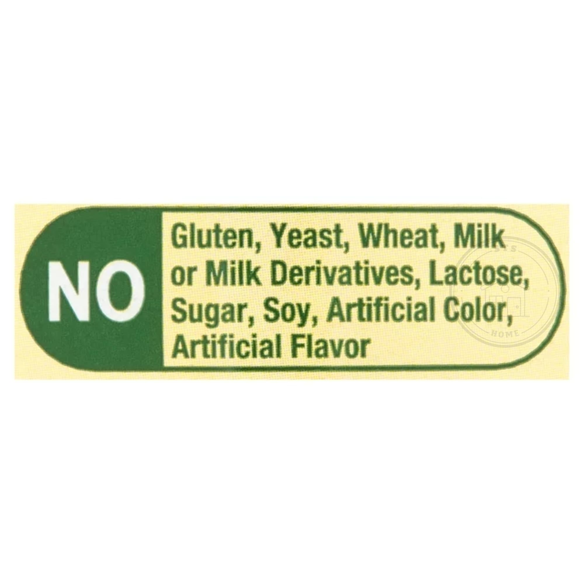 Nutrition facts panel for Spring Valley Cinnamon 1000 mg