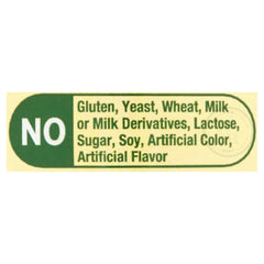 Nutrition facts panel for Spring Valley Cinnamon 1000 mg