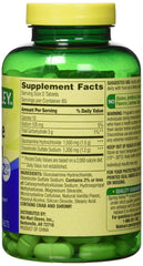 Spring Valley Glucosamine Chondroitin bottle side shows high-potency formula for joints