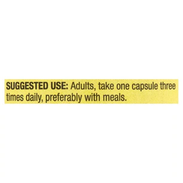 Nutrition facts panel for Spring Valley Magnesium Citrate