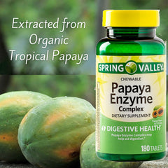 Spring Valley Papaya Enzyme Chewables 360 tablets - packaging