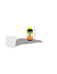 Front packaging of Spring Valley Vitamin A supplement