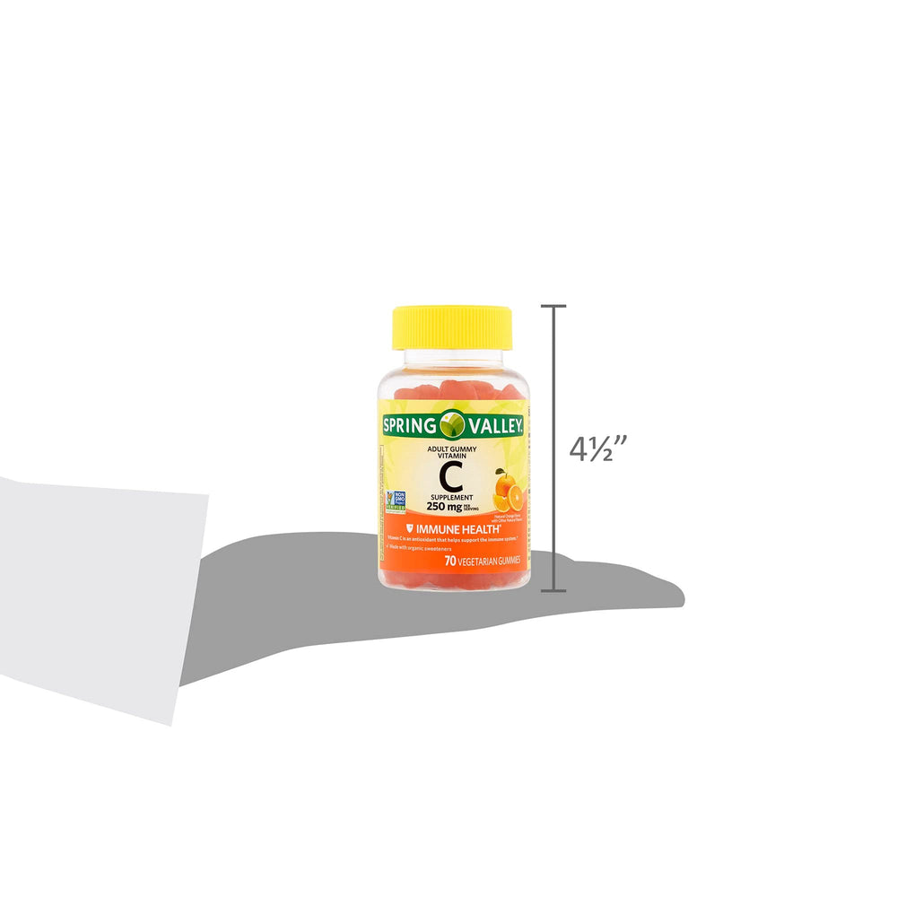 Rose hips and Vitamin C concept for Spring Valley gummies