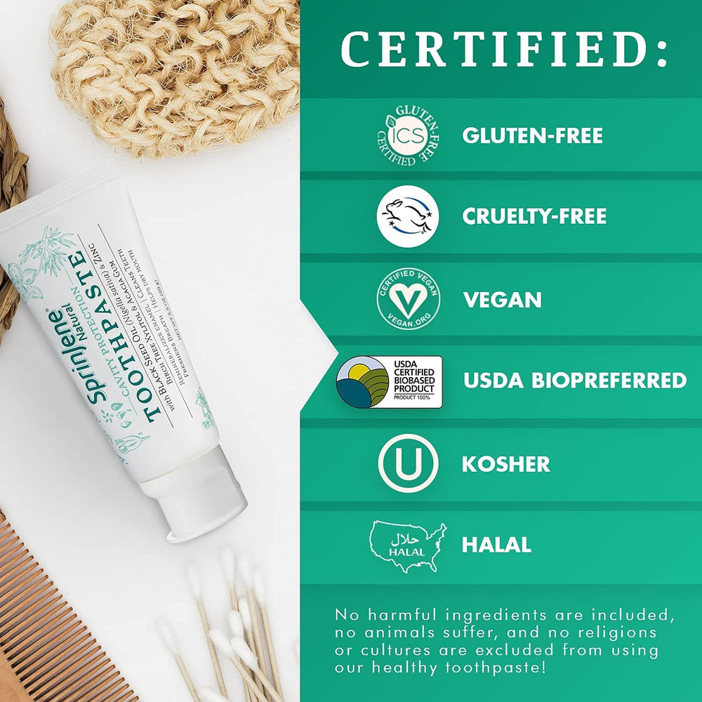 Icons for vegan, cruelty-free, halal and kosher certifications